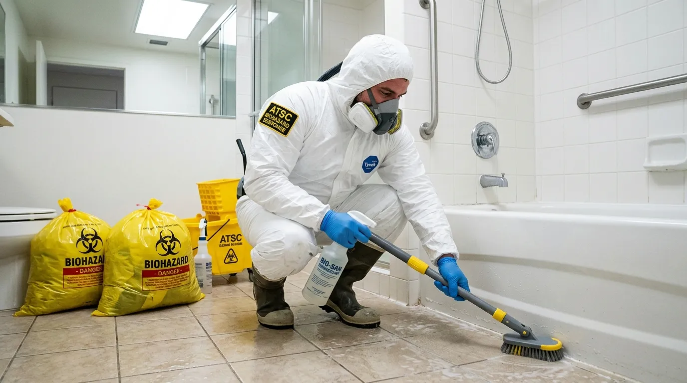 Decontamination equipment deployed for Blood Cleanup in New Port Richey East